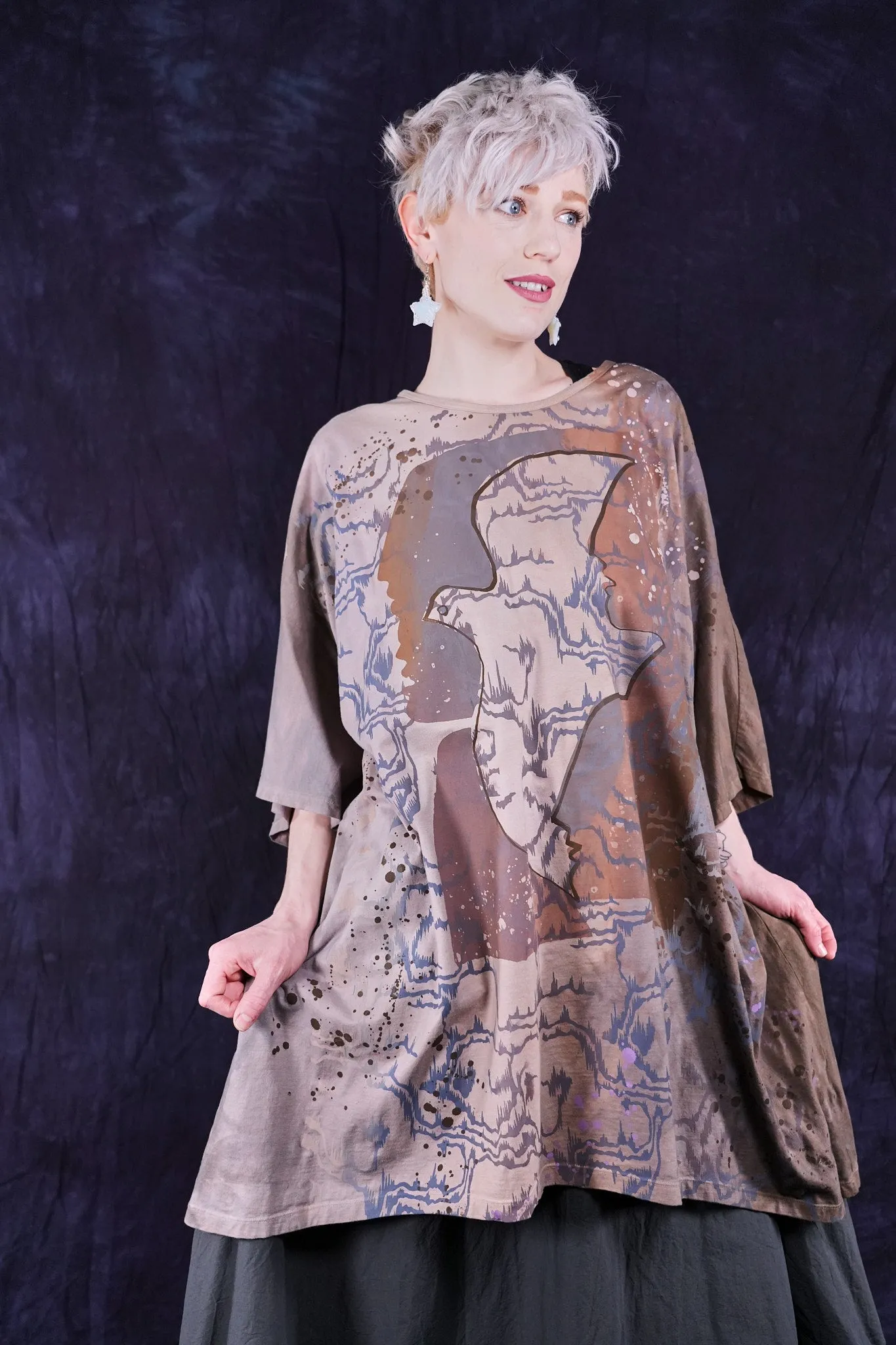 1255-2HD Art Tee Cafe au Lait-P