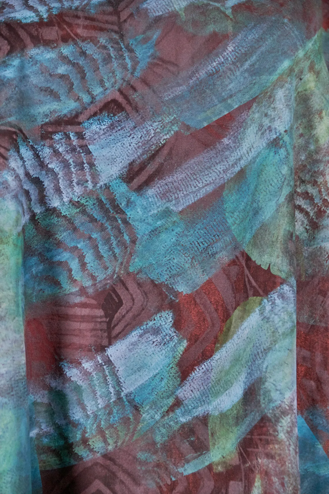 1255 Art Tunic Flint- Patina Lepidoptera