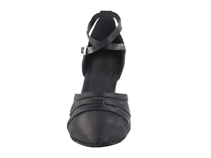 7892LEDSS Black Satin & Black Mesh