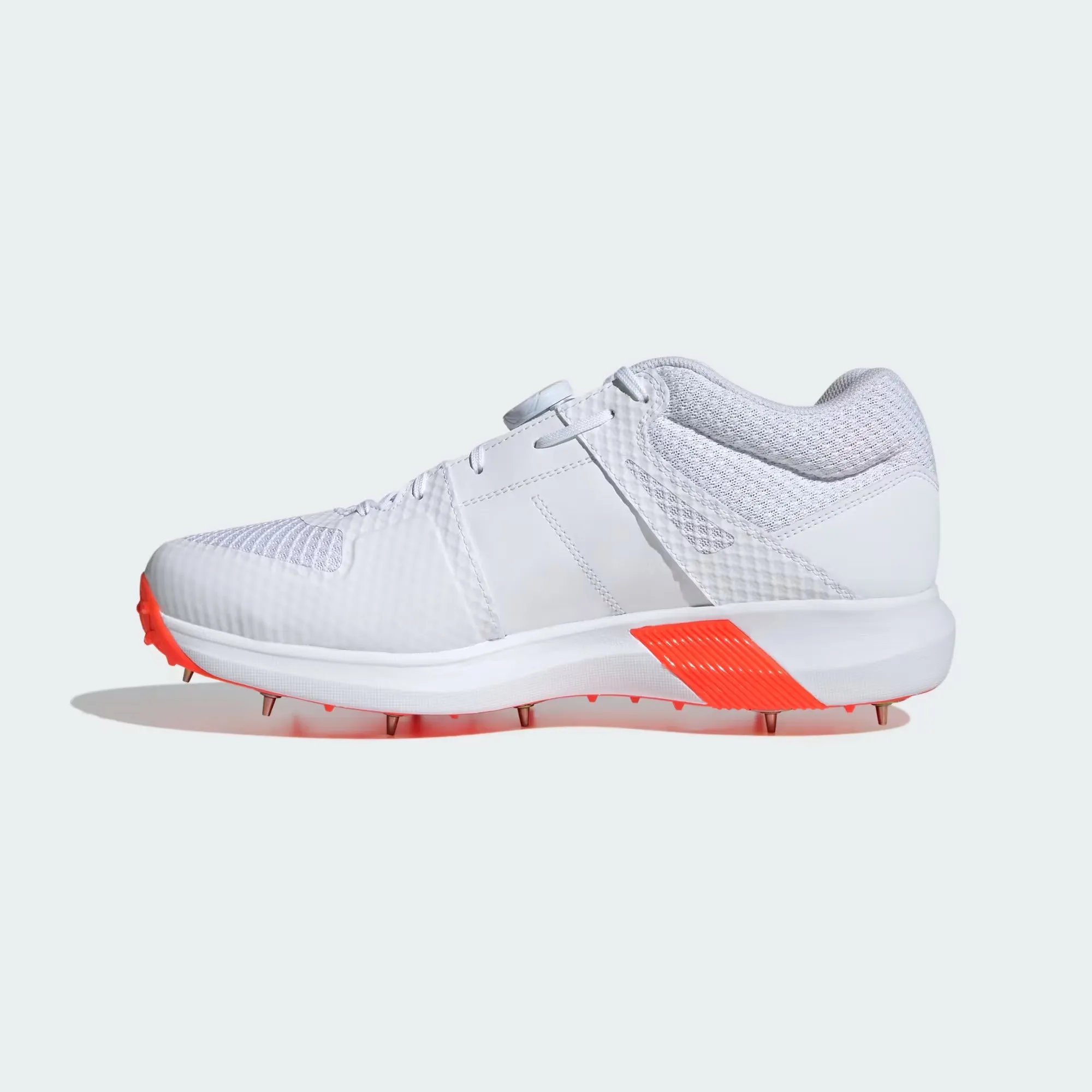 Adidas Adipower Vector Mid 20 Men's Cricket Shoe | Cloud White/Lucid Blue/Solar Red