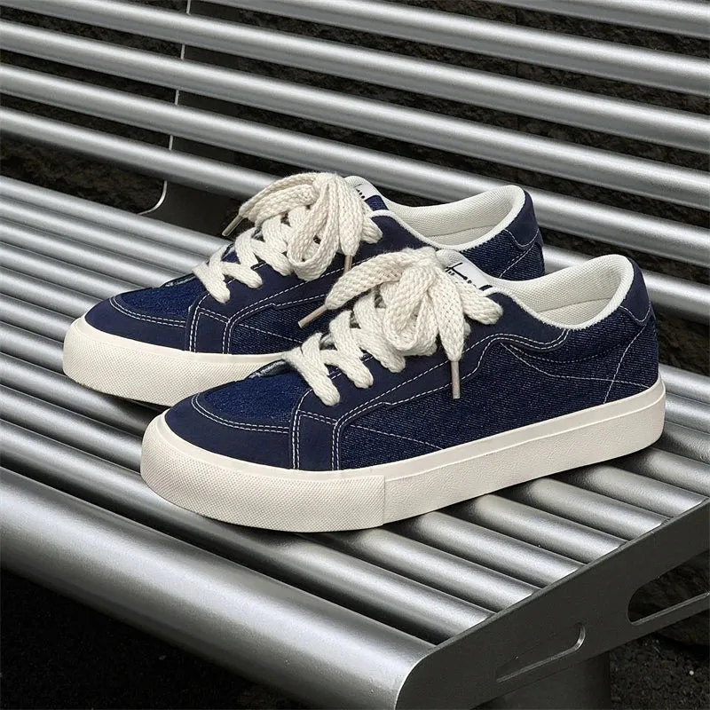 ADVBRIDGE  -  Spring and Autumn New Men's Street Solid Color National Tide Canvas Shoes Low Top Men's Shoes Women's Shoes Couple Shoes