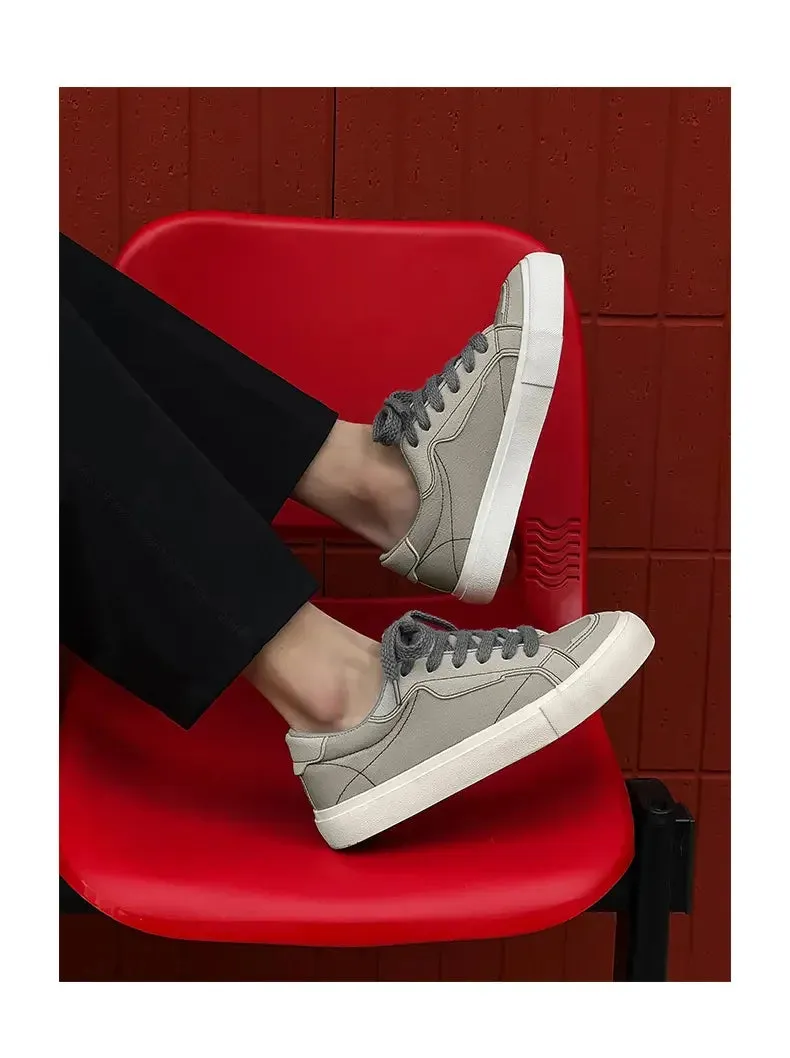 ADVBRIDGE  -  Spring and Autumn New Men's Street Solid Color National Tide Canvas Shoes Low Top Men's Shoes Women's Shoes Couple Shoes