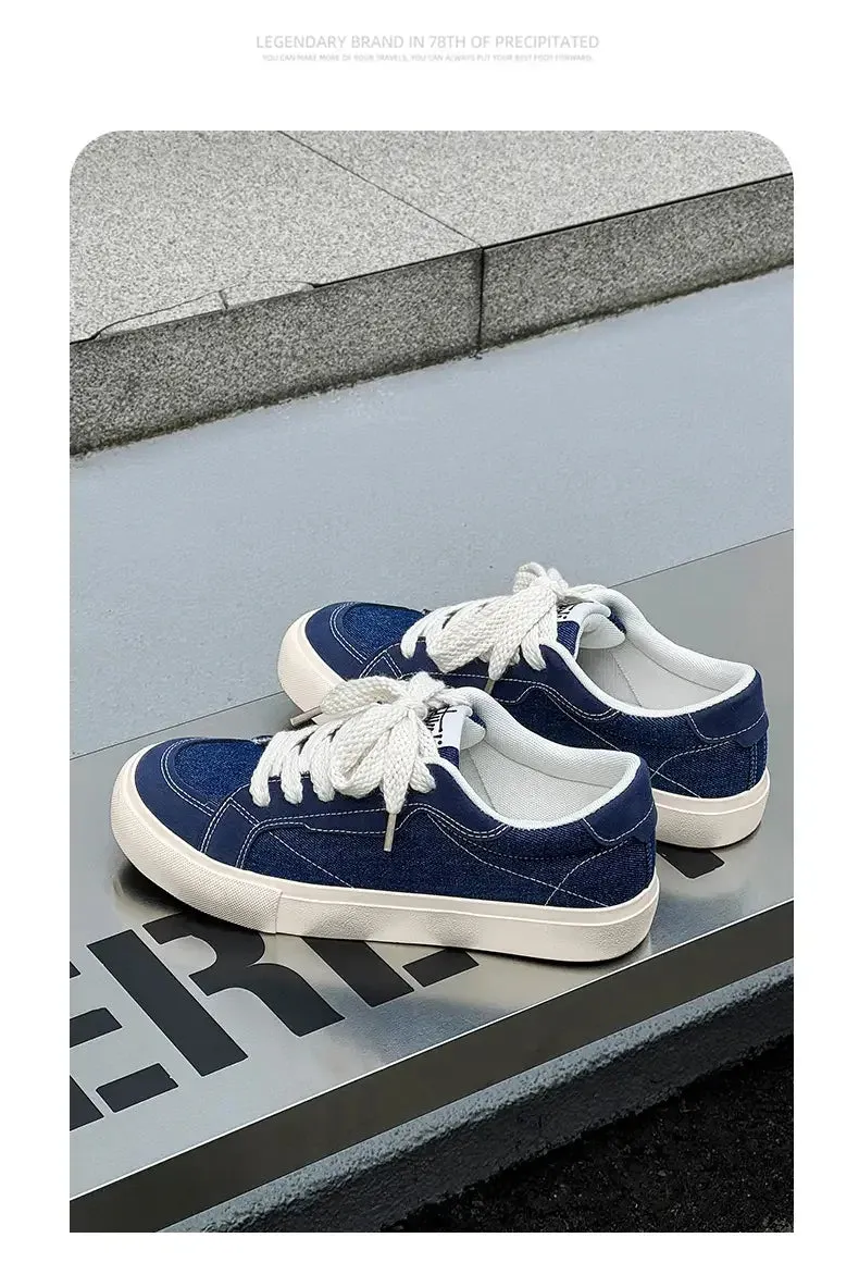 ADVBRIDGE  -  Spring and Autumn New Men's Street Solid Color National Tide Canvas Shoes Low Top Men's Shoes Women's Shoes Couple Shoes
