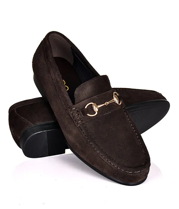 Aldo Coffee Horsebit Suede Men's Loafers