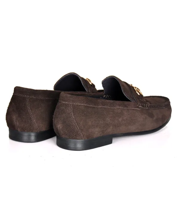 Aldo Coffee Horsebit Suede Men's Loafers