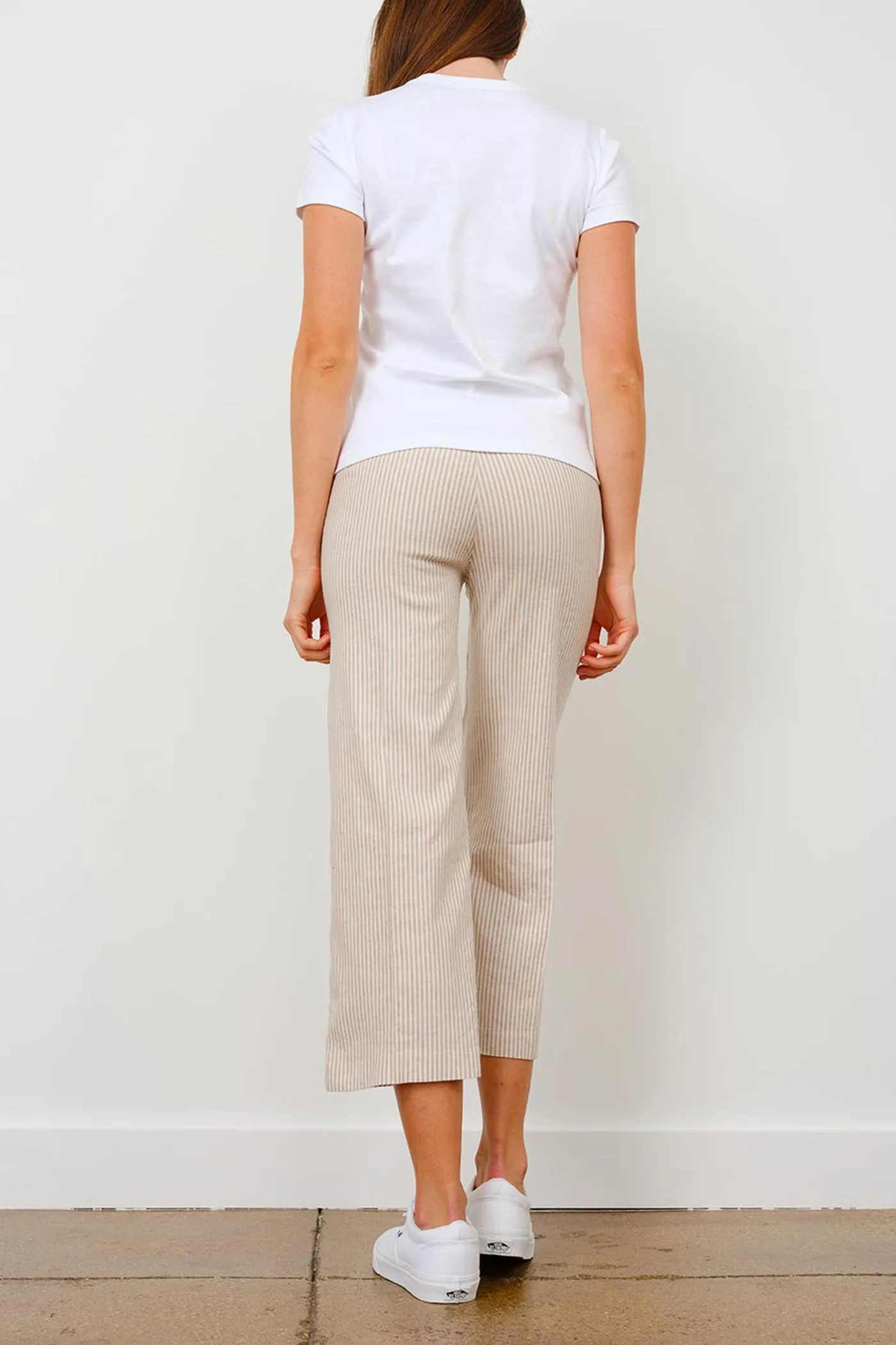 ALEX Linen Stripes Beige