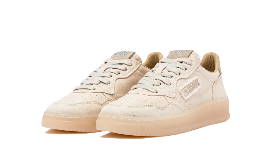 Autry Action Shoes Medalist Low Canvas "Ivory" (W)