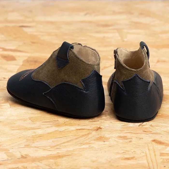 Baby Booties - First Step - Marine Olive