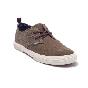 Ben Sherman Bristol Lace-up Sneaker In Brown Canvas