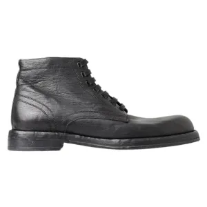 Black Leather Boot