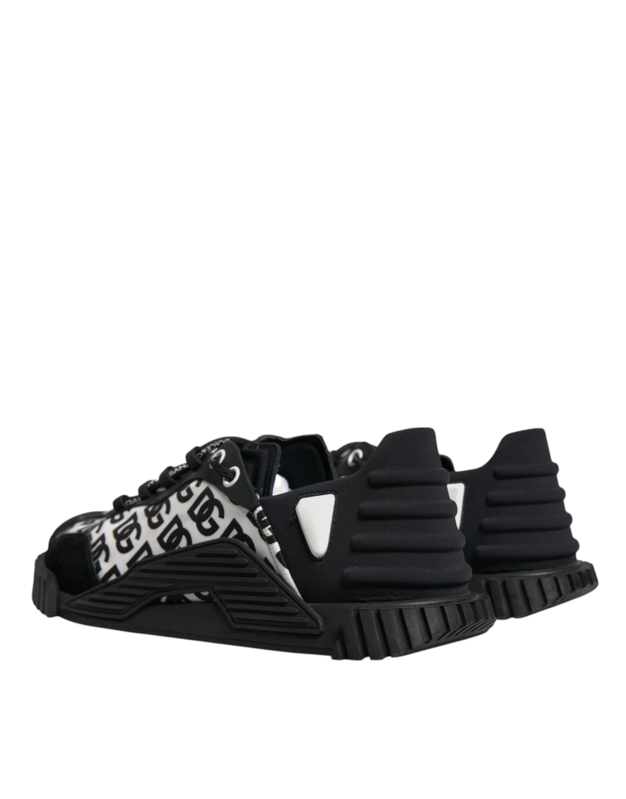 Black Logo Lace Up Low Top NS1 Sneakers Shoes