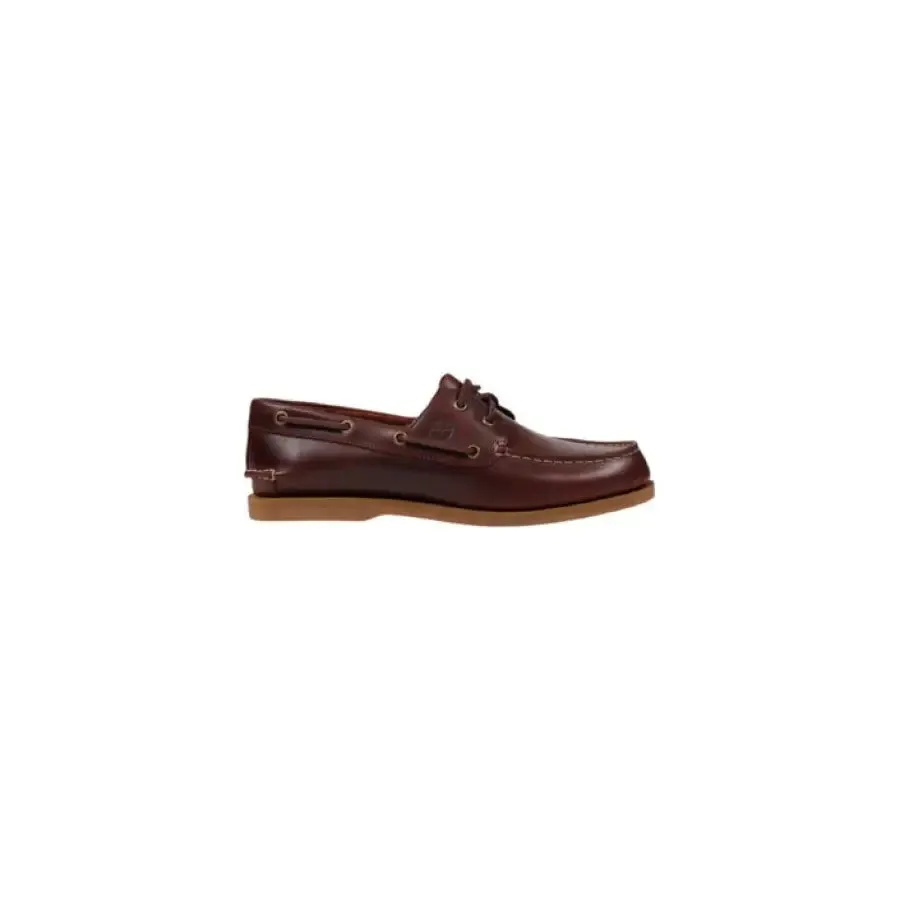 Brown Leather Boat Shoe