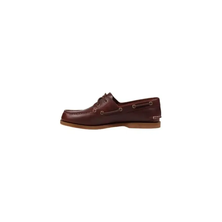 Brown Leather Boat Shoe