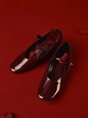 Buckle Strap Ballet Flats