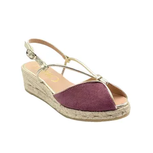 CALIMA Plum espadrilles
