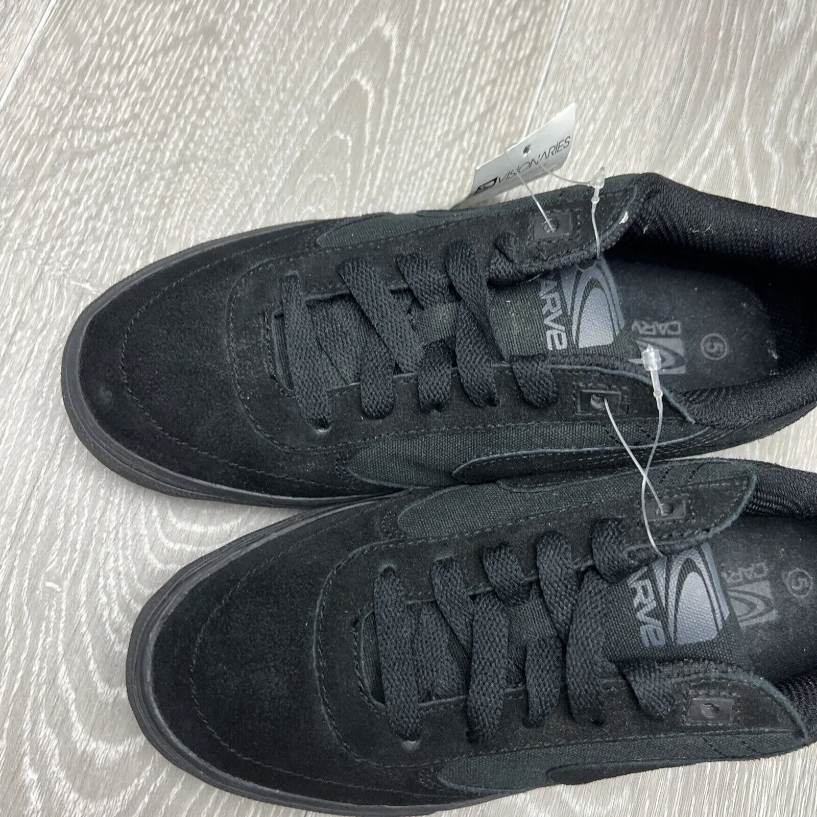 Carve Visionaries Footy Suede Black Shoes Size US 5 (New)