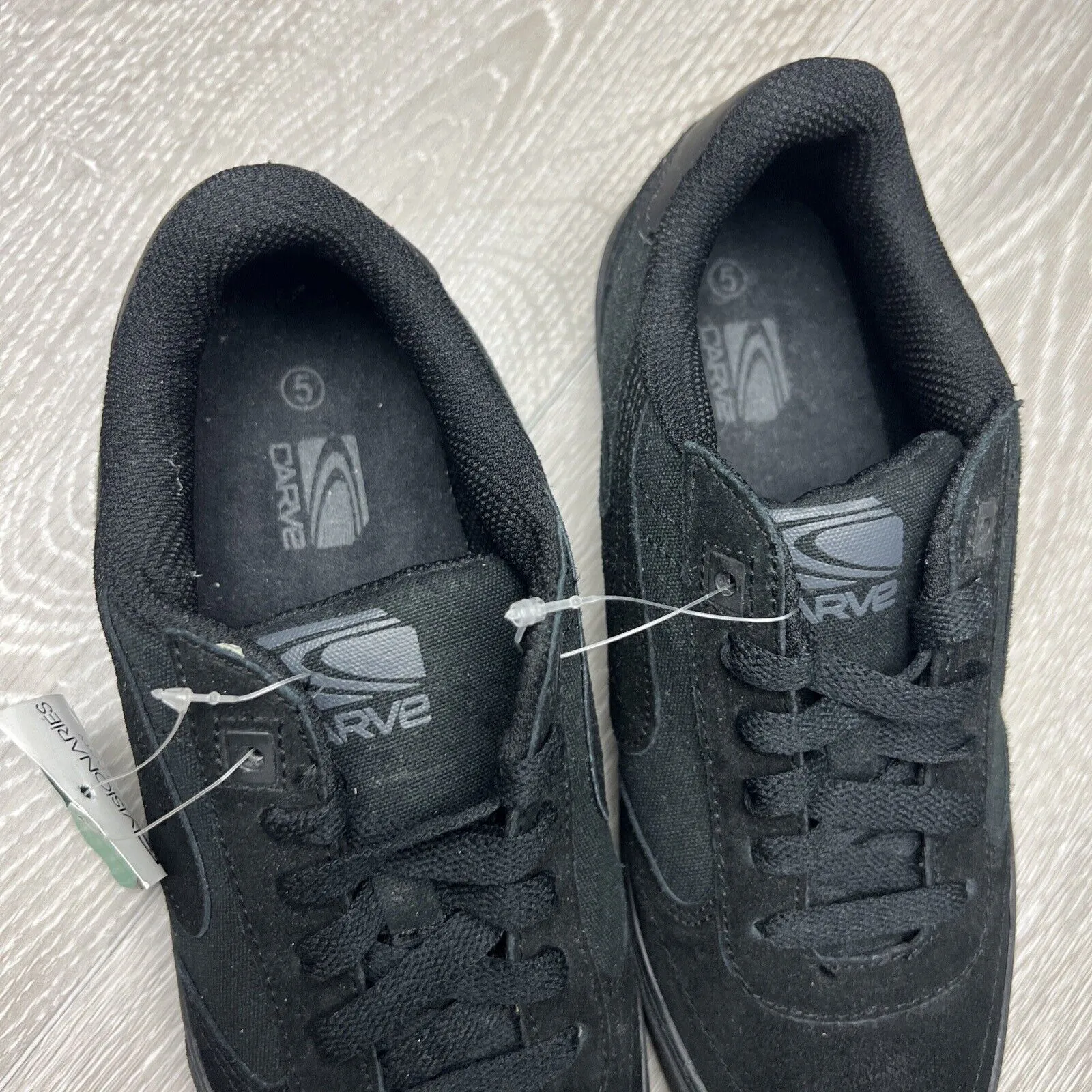 Carve Visionaries Footy Suede Black Shoes Size US 5 (New)