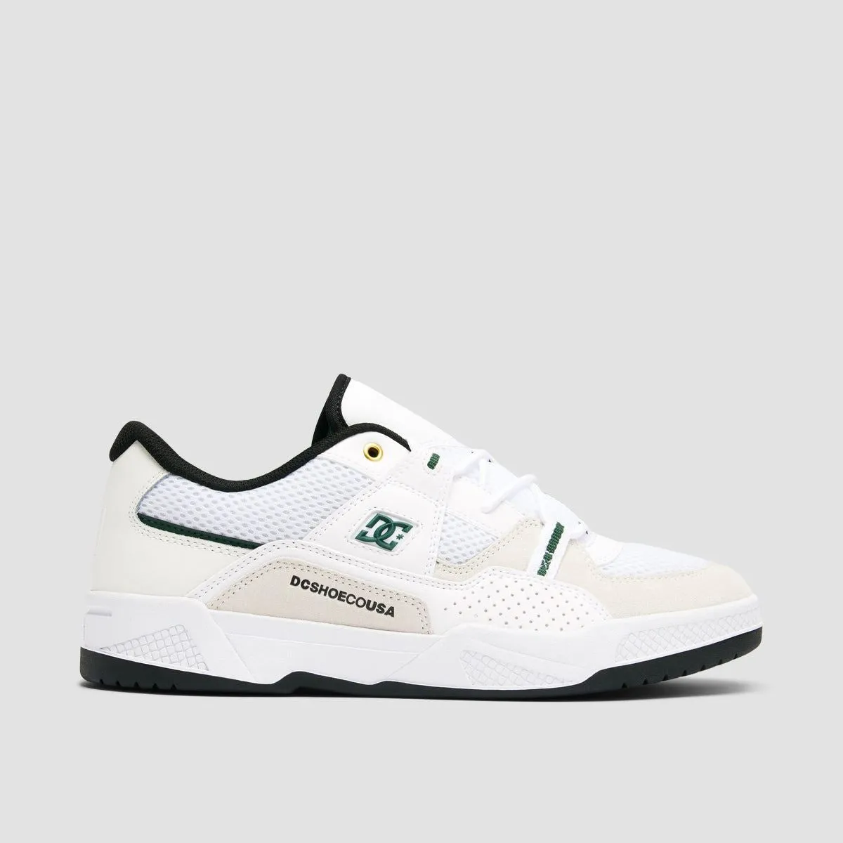 DC Construct Shoes - White/Black/Green