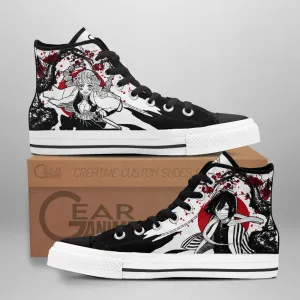 Demon Slayer Shoes Obanai Mitsuri High Top Shoes