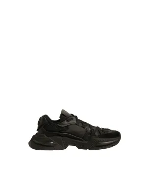 Dolce & Gabbana Black Airmaster Low Top Men Sneakers Shoes