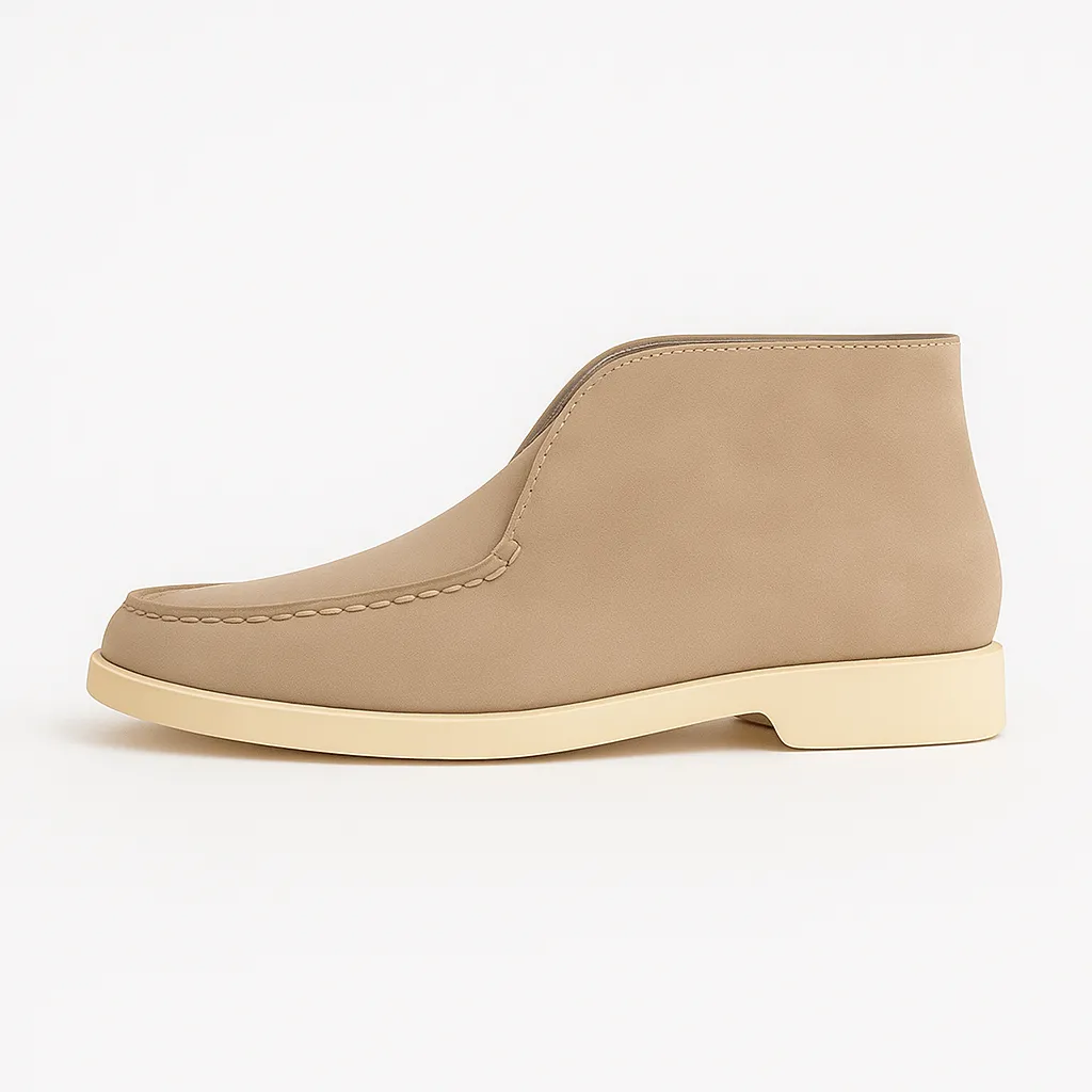 Domoir | Capri High Suede Loafers