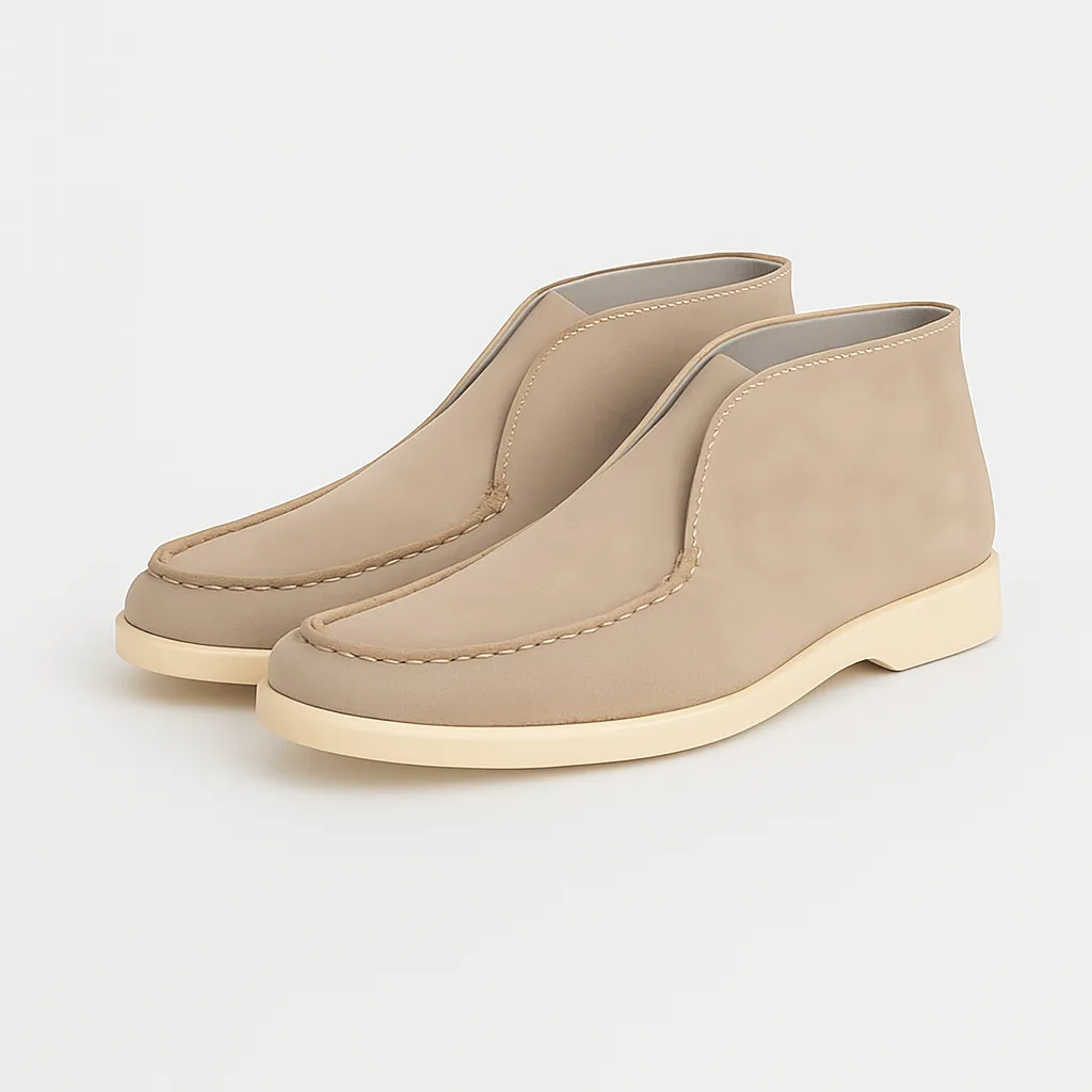 Domoir | Capri High Suede Loafers