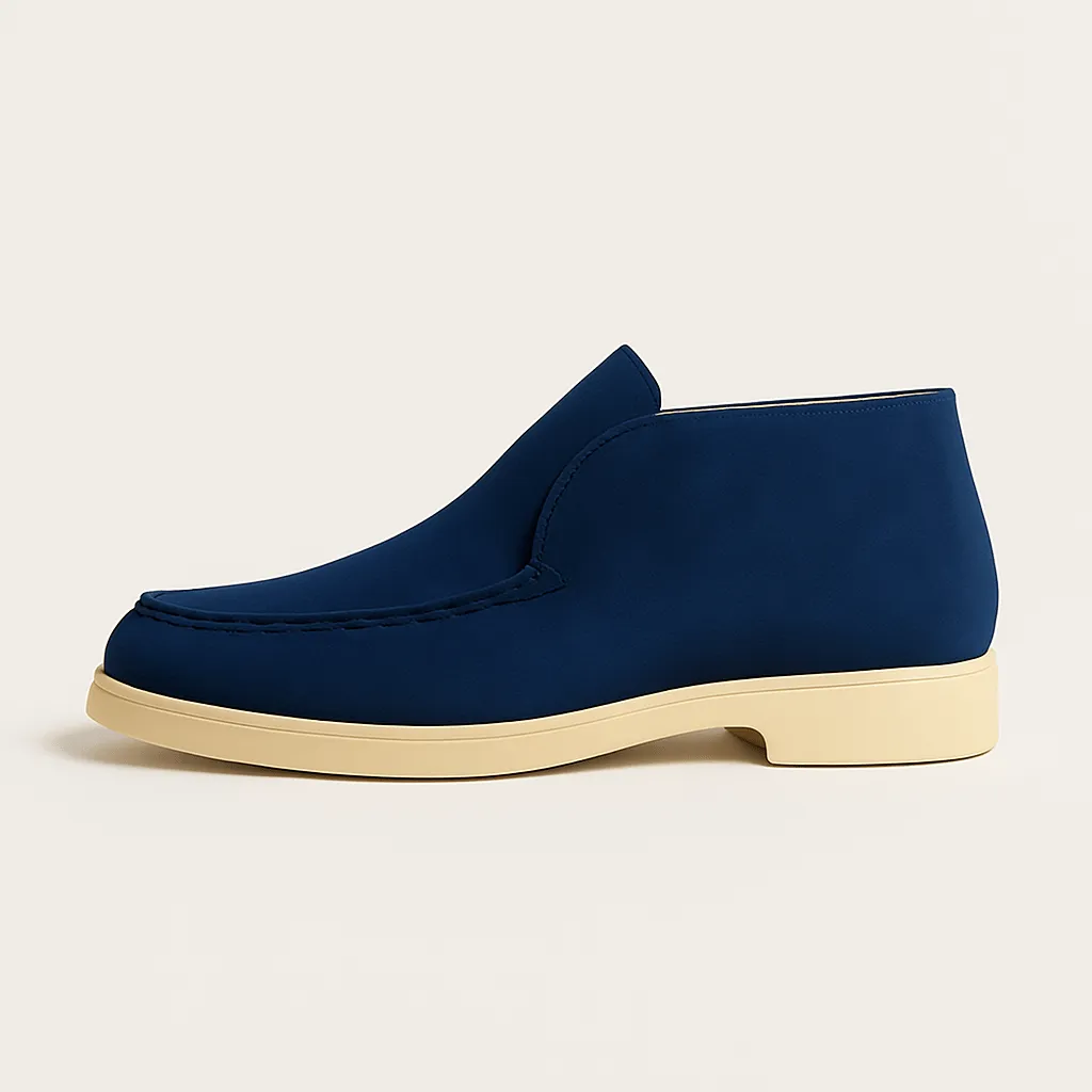 Domoir | Capri High Suede Loafers