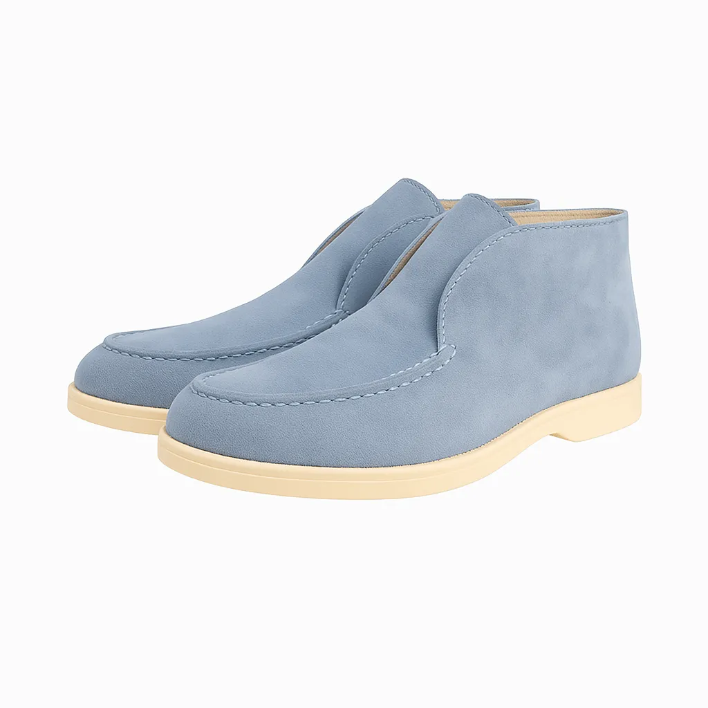 Domoir | Capri High Suede Loafers