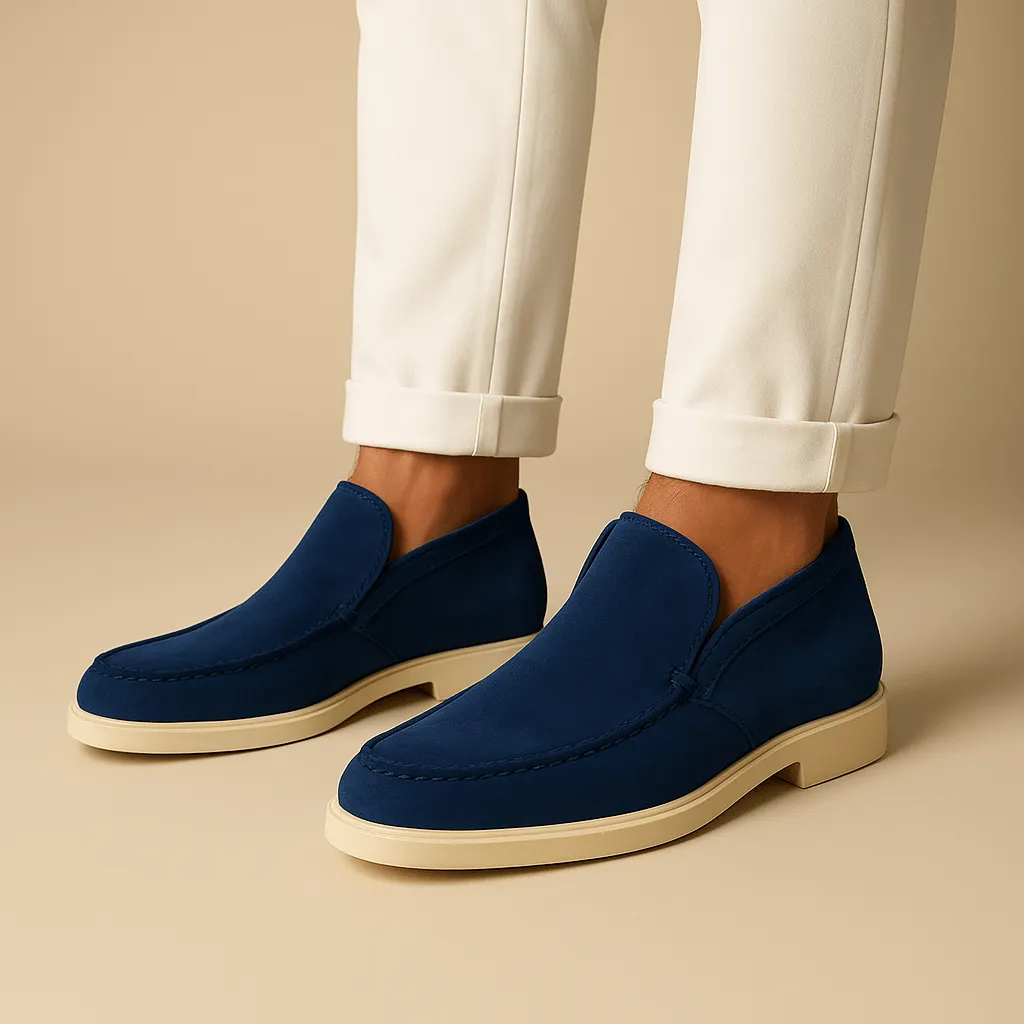 Domoir | Capri High Suede Loafers