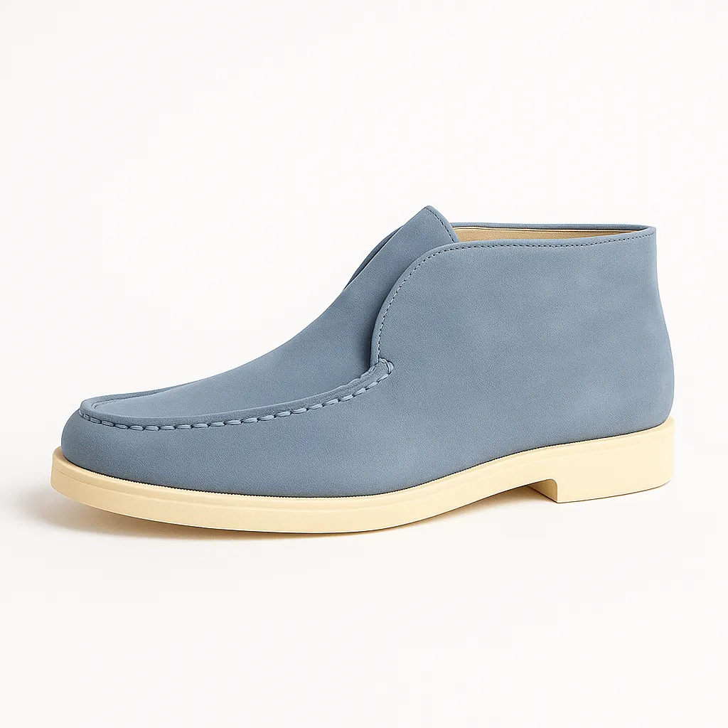 Domoir | Capri High Suede Loafers