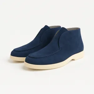 Domoir | Capri High Suede Loafers