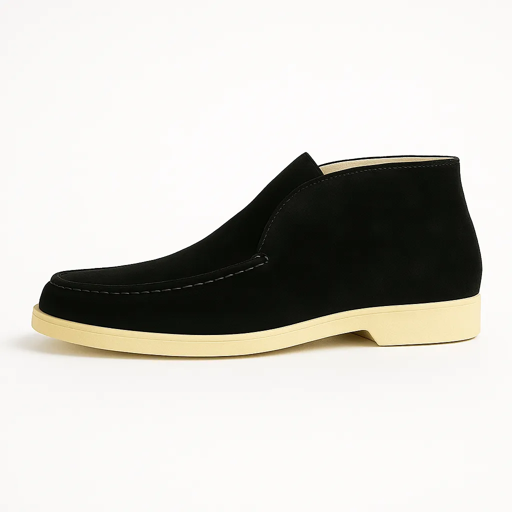 Domoir | Capri High Suede Loafers
