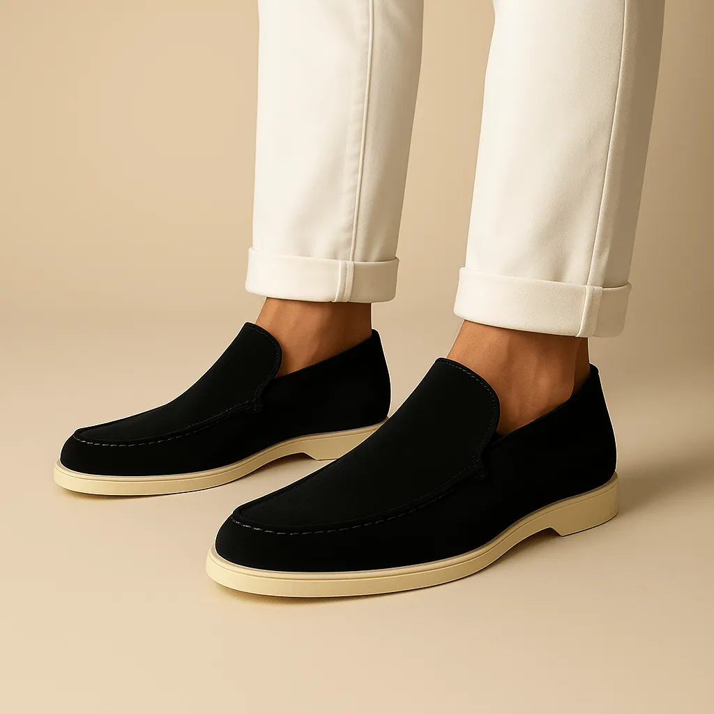 Domoir | Capri High Suede Loafers