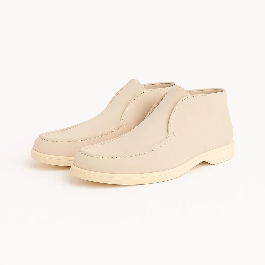 Domoir | Capri High Suede Loafers