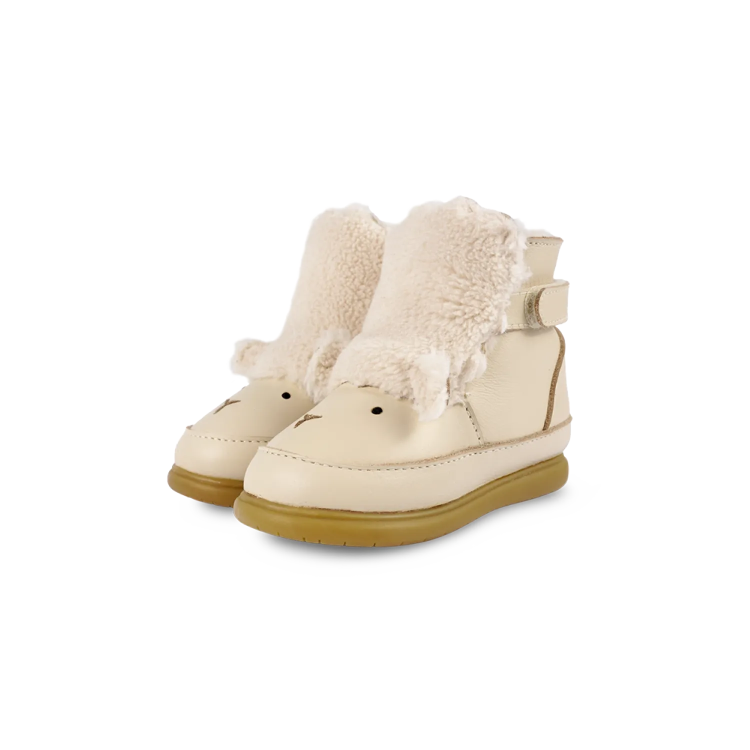 Dubu Exclusive Shoes | Lammy | Cream Leather