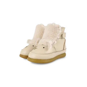 Dubu Exclusive Shoes | Lammy | Cream Leather