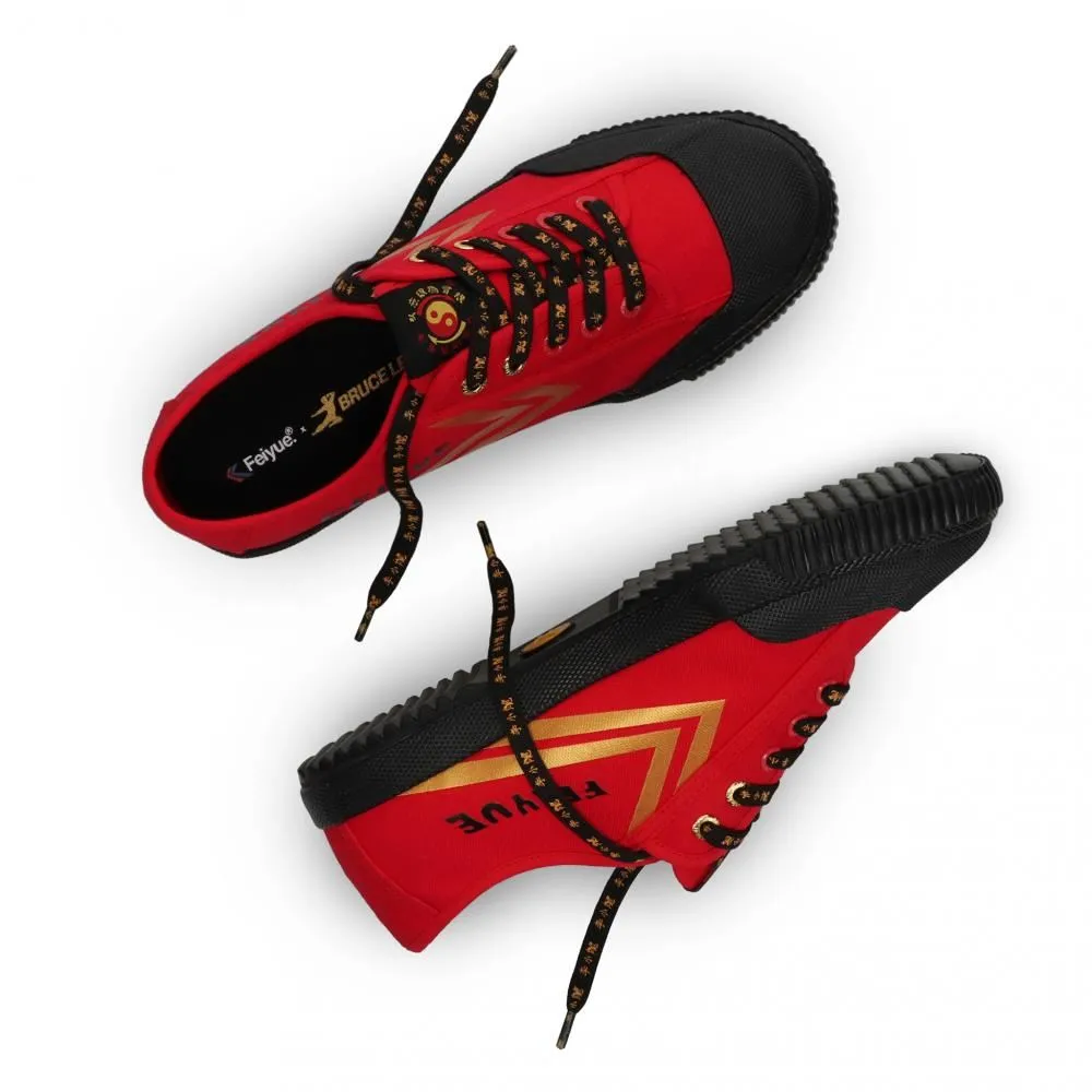 Feiyue Footwear Feiyue x Bruce Lee 1920 Martial Arts/Gym/Lifing Shoes - Red / Black / Gold