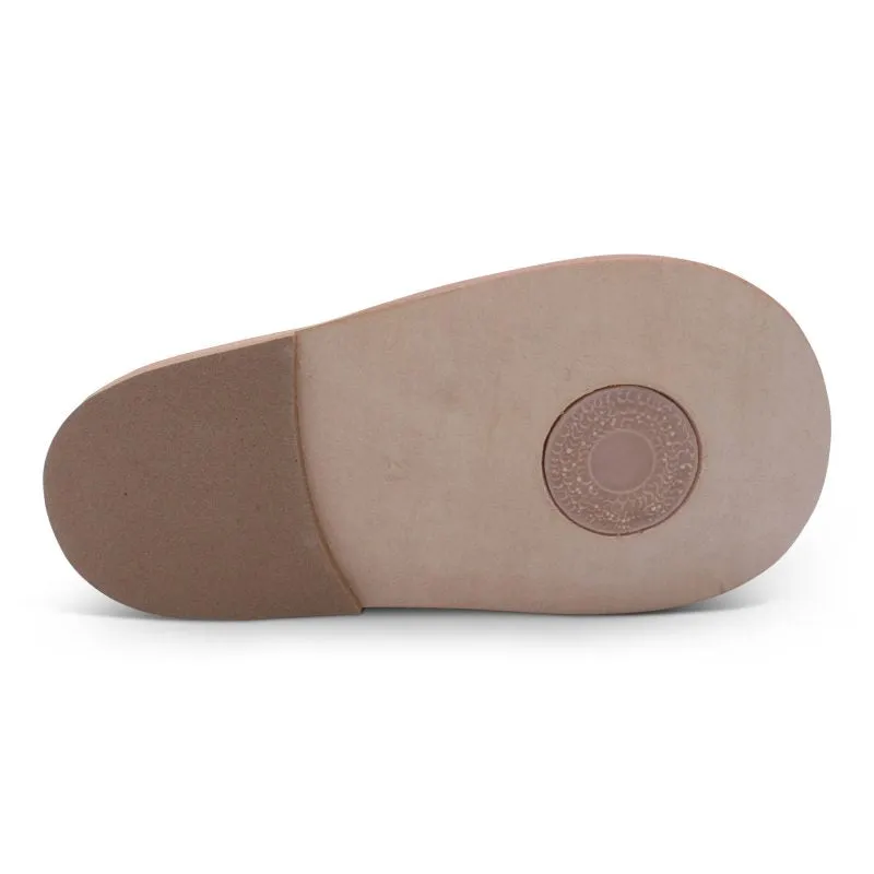 'Fernando' Boys Tan Leather T-Bar Shoes