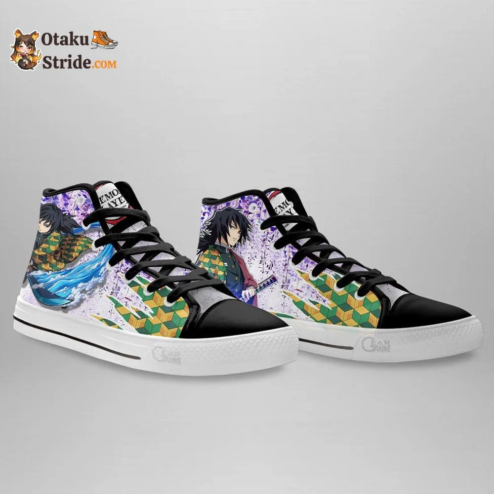 Giyu Tomioka High Top Shoes Wisteria