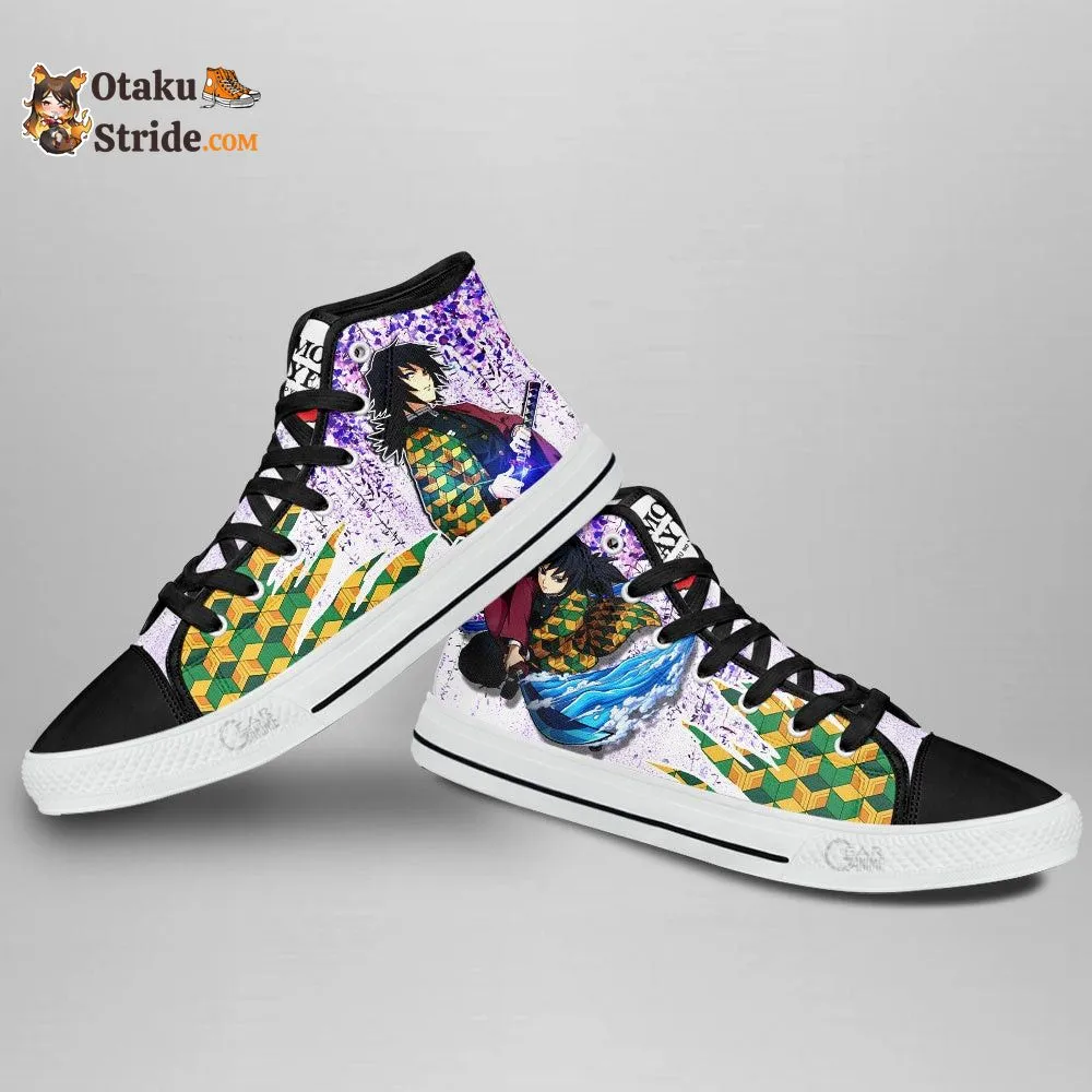 Giyu Tomioka High Top Shoes Wisteria