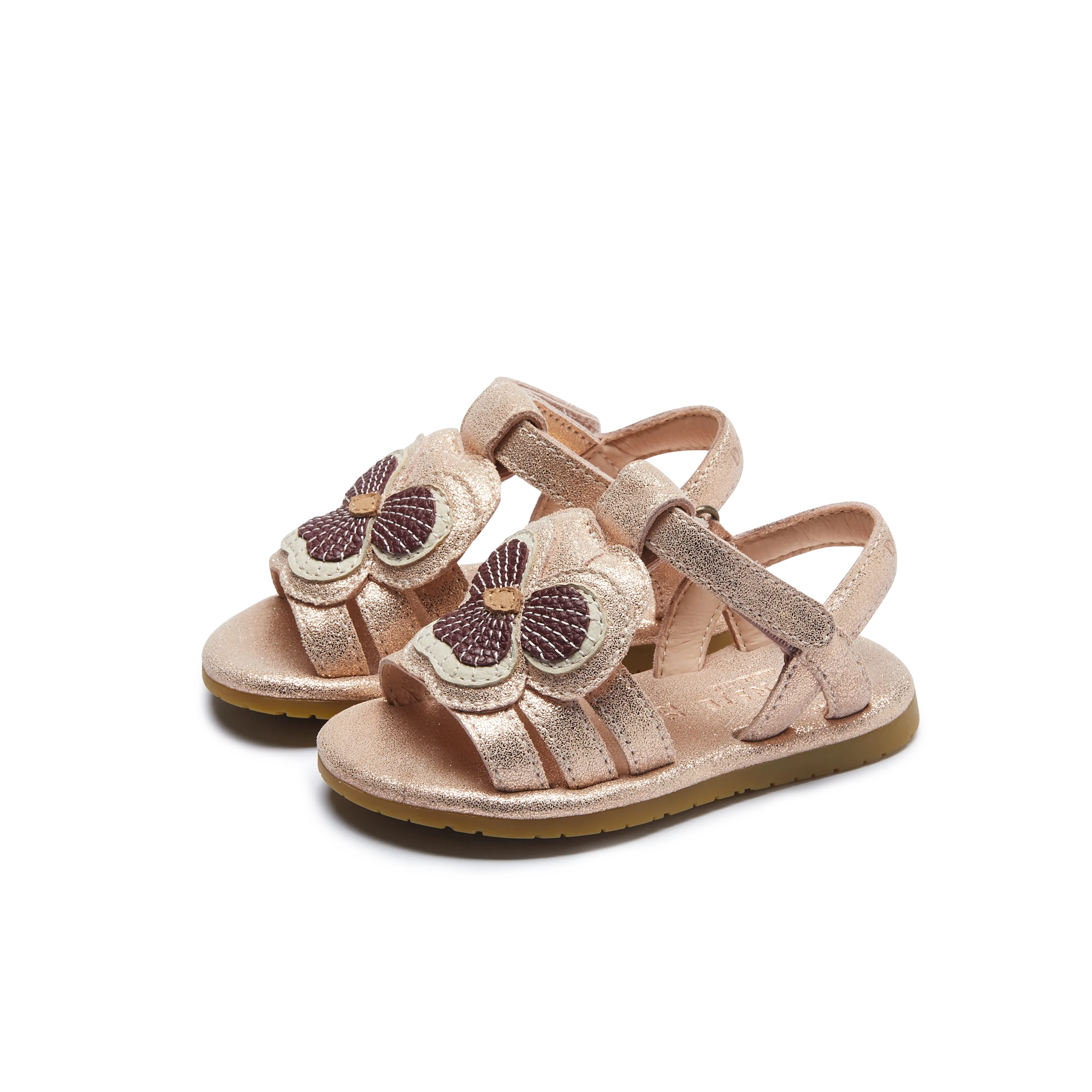 Jiles Fields Sandals | Violette | Powder Metallic Leather