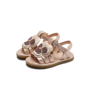 Jiles Fields Sandals | Violette | Powder Metallic Leather