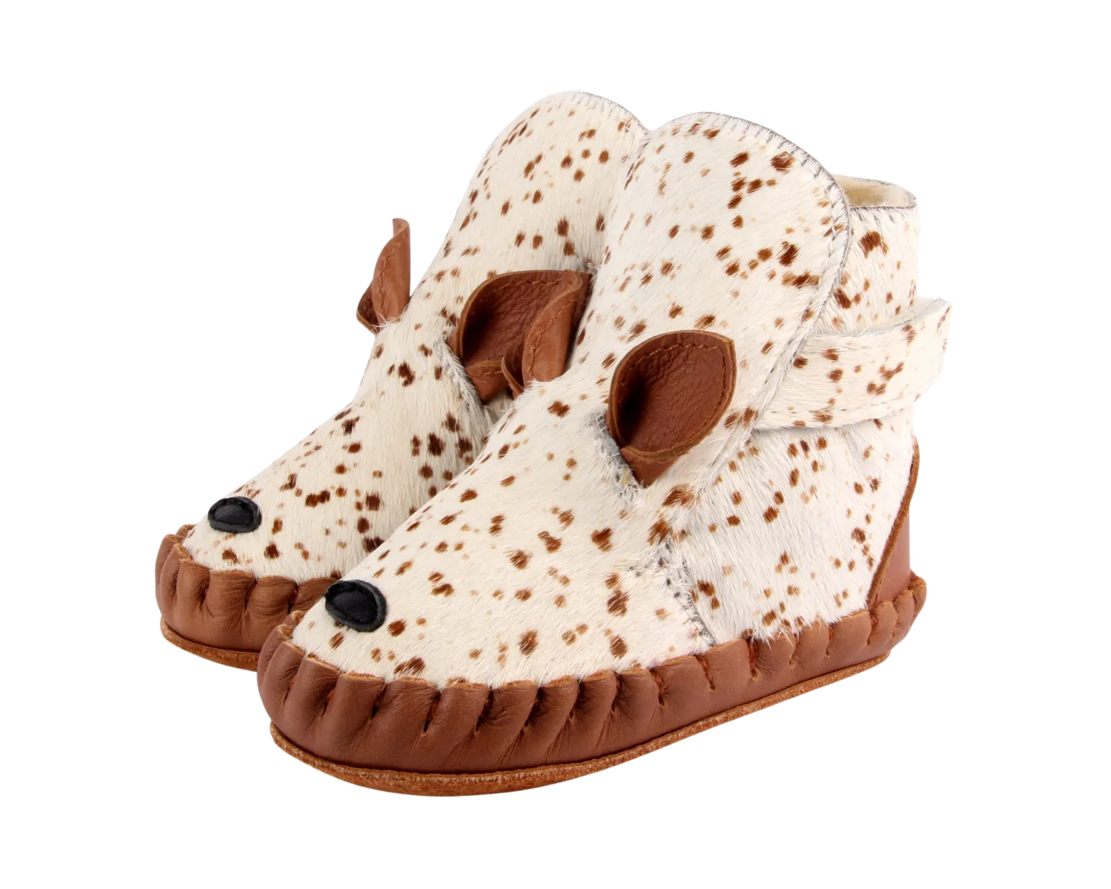 Kapi Exclusive Booties | Bambi | Bambi Spotted Cow Hair