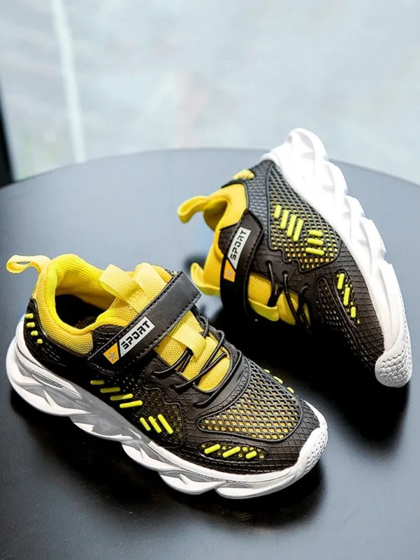Kids Velcro Strap Wide Fit Sneakers- FDs