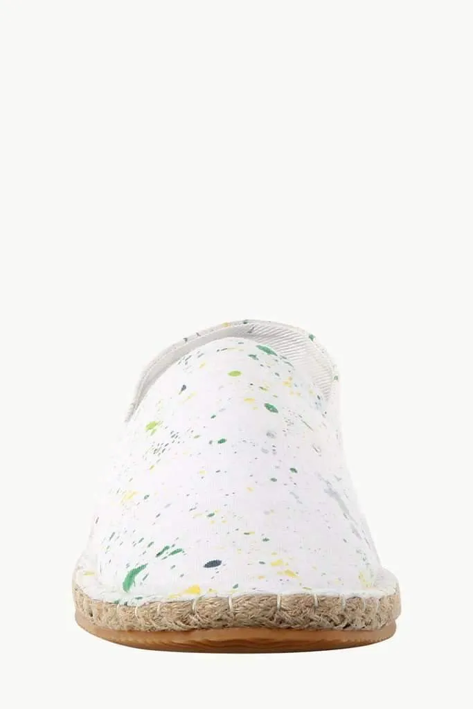 Knit Paint Overall Print Espadrilles