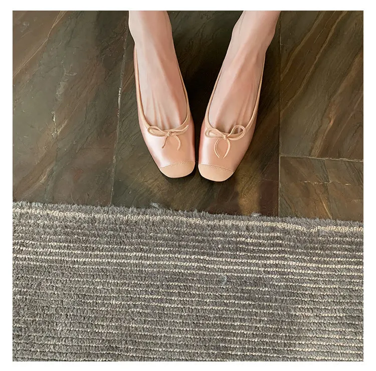 Leather Ballet Slipper (Flats and Low Heel)