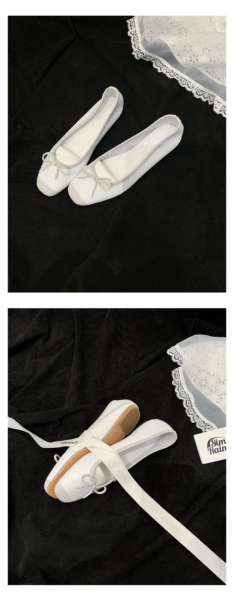Leather Ballet Slipper (Flats and Low Heel)