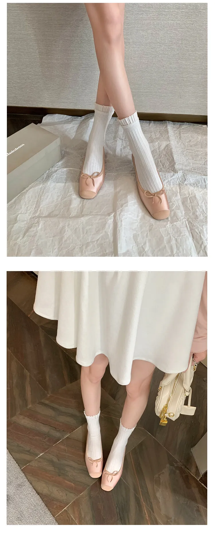 Leather Ballet Slipper (Flats and Low Heel)