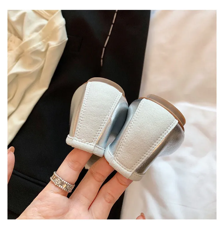 Leather Ballet Slipper (Flats and Low Heel)
