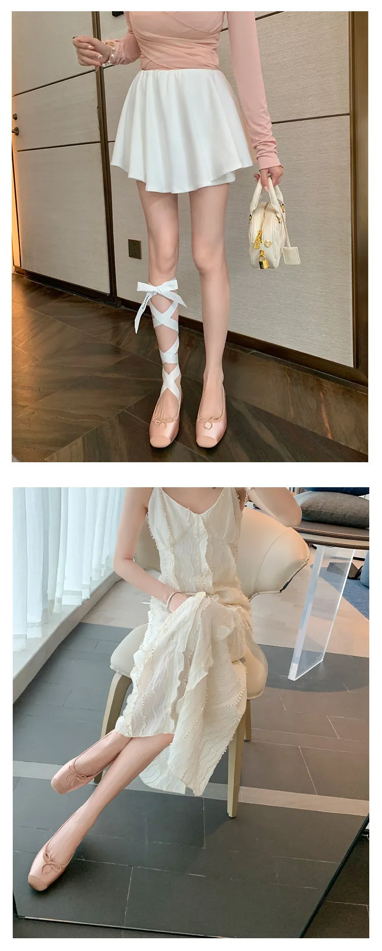 Leather Ballet Slipper (Flats and Low Heel)